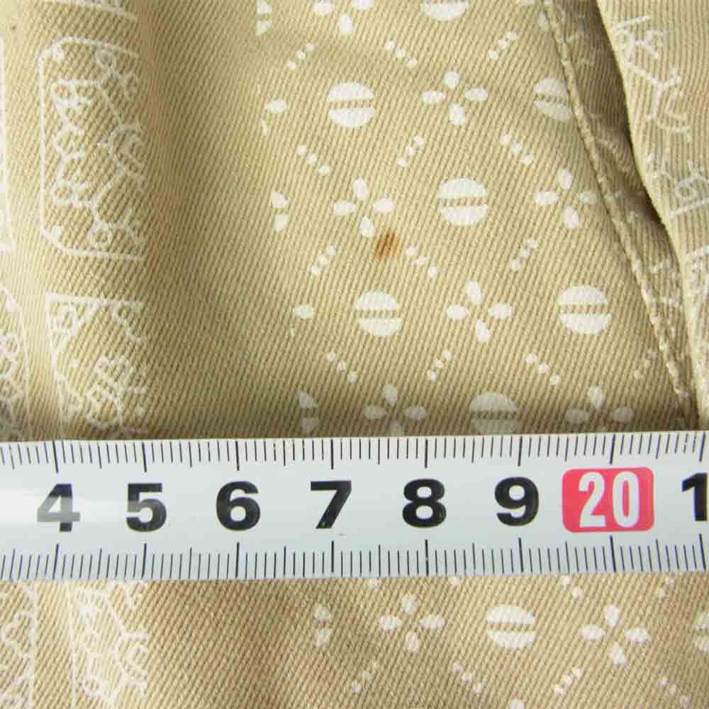 Supreme シュプリーム 20SS Paisley Grid Chino Pant ペイズリー グリッド チノ パンツ ベージュ系 34【中古】