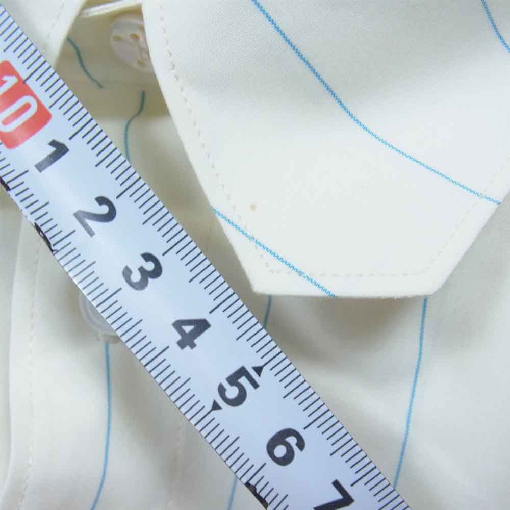 LOUIS VUITTON ルイ・ヴィトン 1A5VRX 国内正規品 20SS モノグラム スプレー パターン ストライプ DNA シャツ ホワイト系 XS【中古】