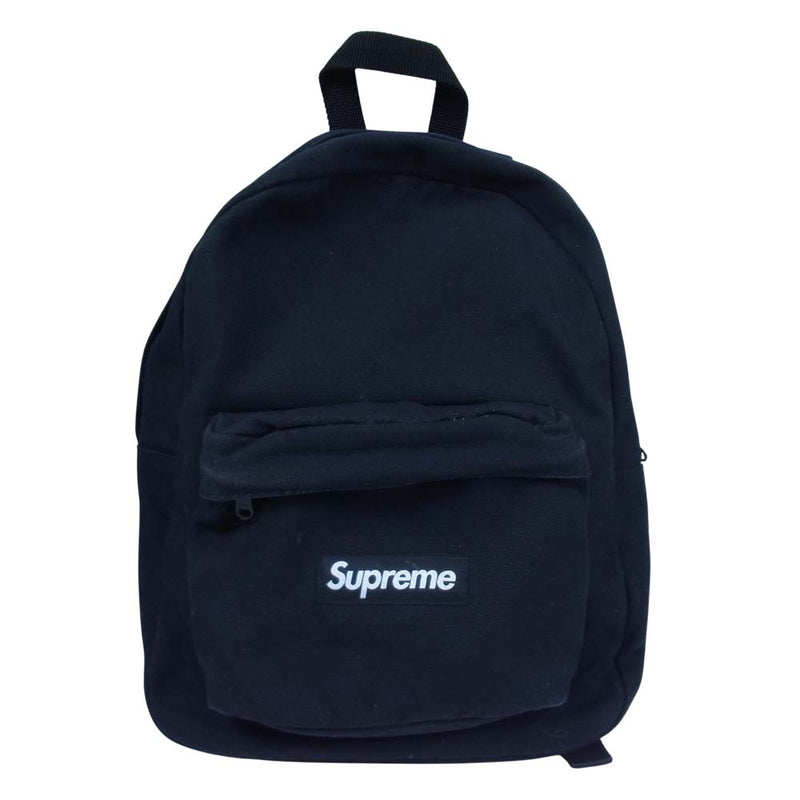 supreme canvas backpack black