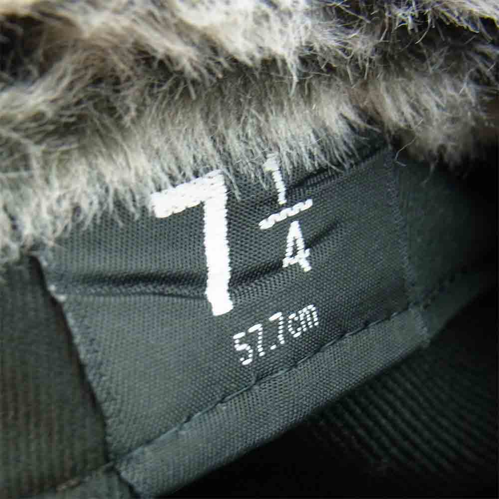 Supreme シュプリーム 19AW Earflap New Era ニューエラ イヤーフラップ ボックスロゴ キャップ ブラック系 57.7cm【新古品】【未使用】【中古】