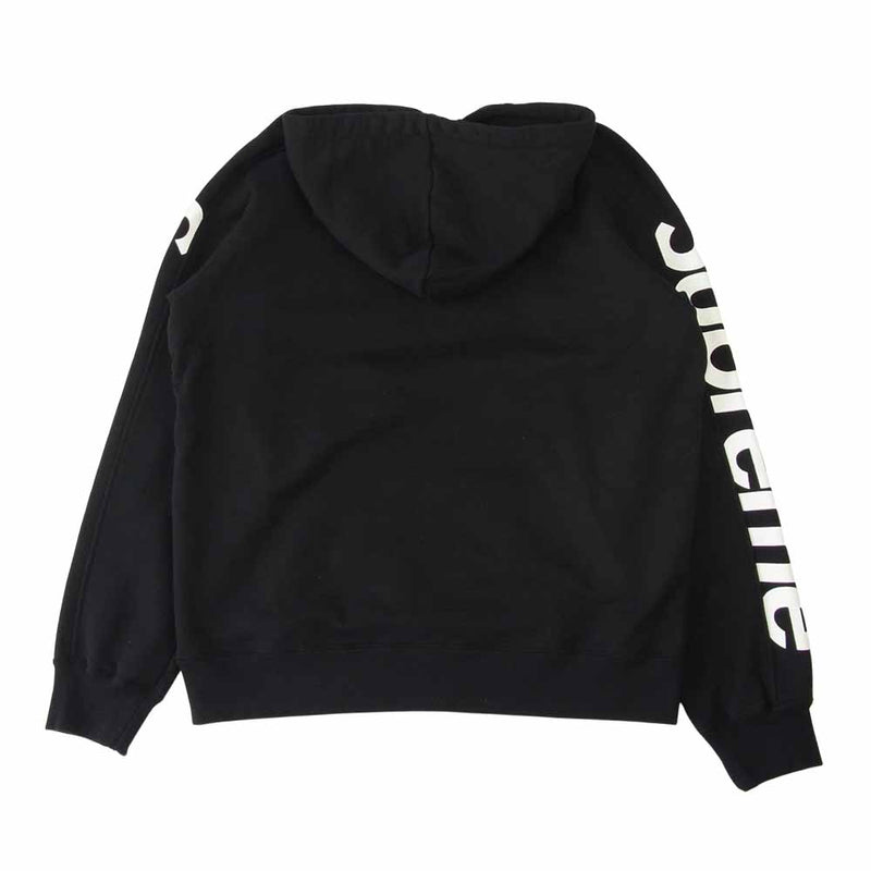 supreme × champion hoodie 黒M 18ss