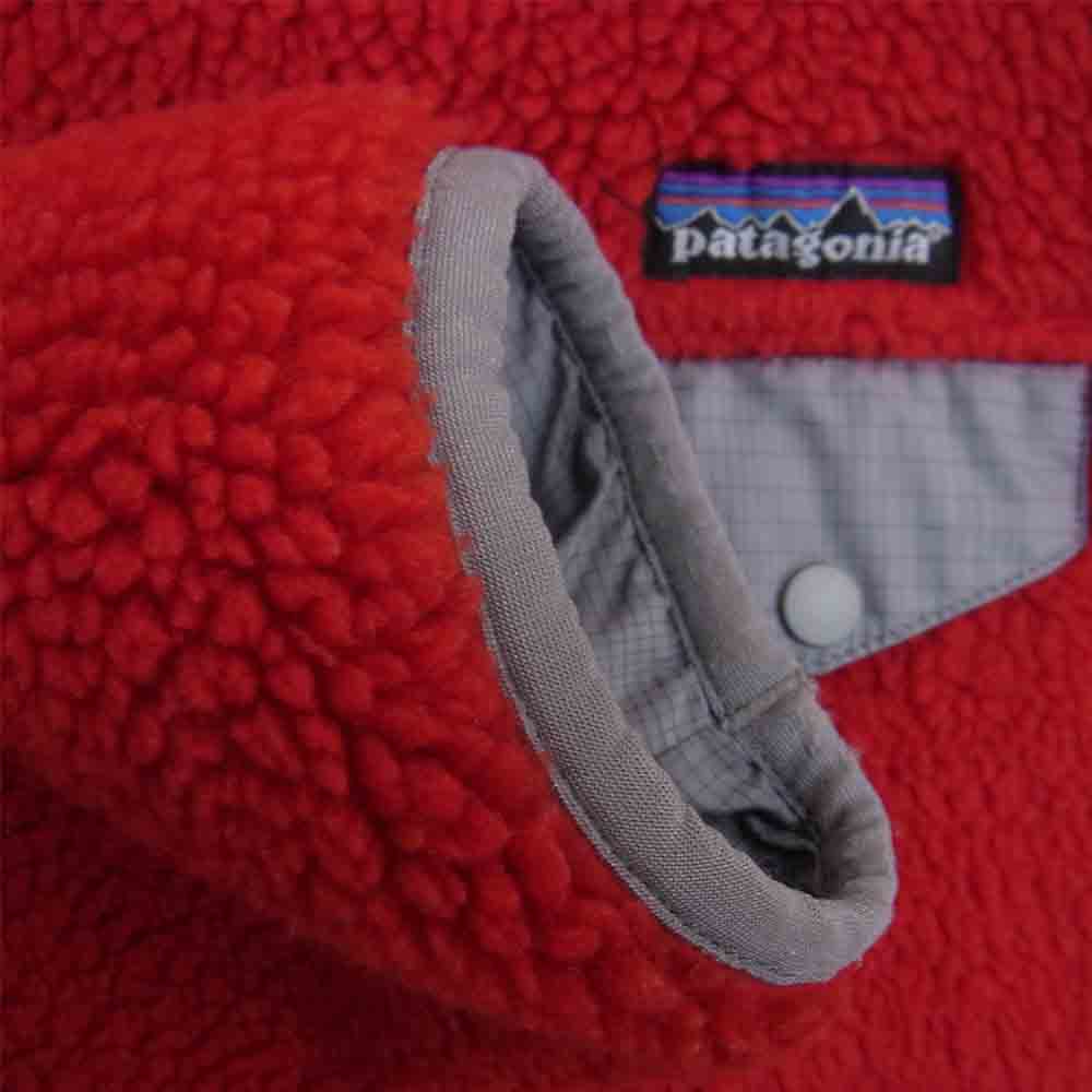 patagonia パタゴニア 28580 Reversible Snap-Zip Jacket リバーシブル スナップ ジップ ジャケット フリース レッド系 サイズ表記無【中古】
