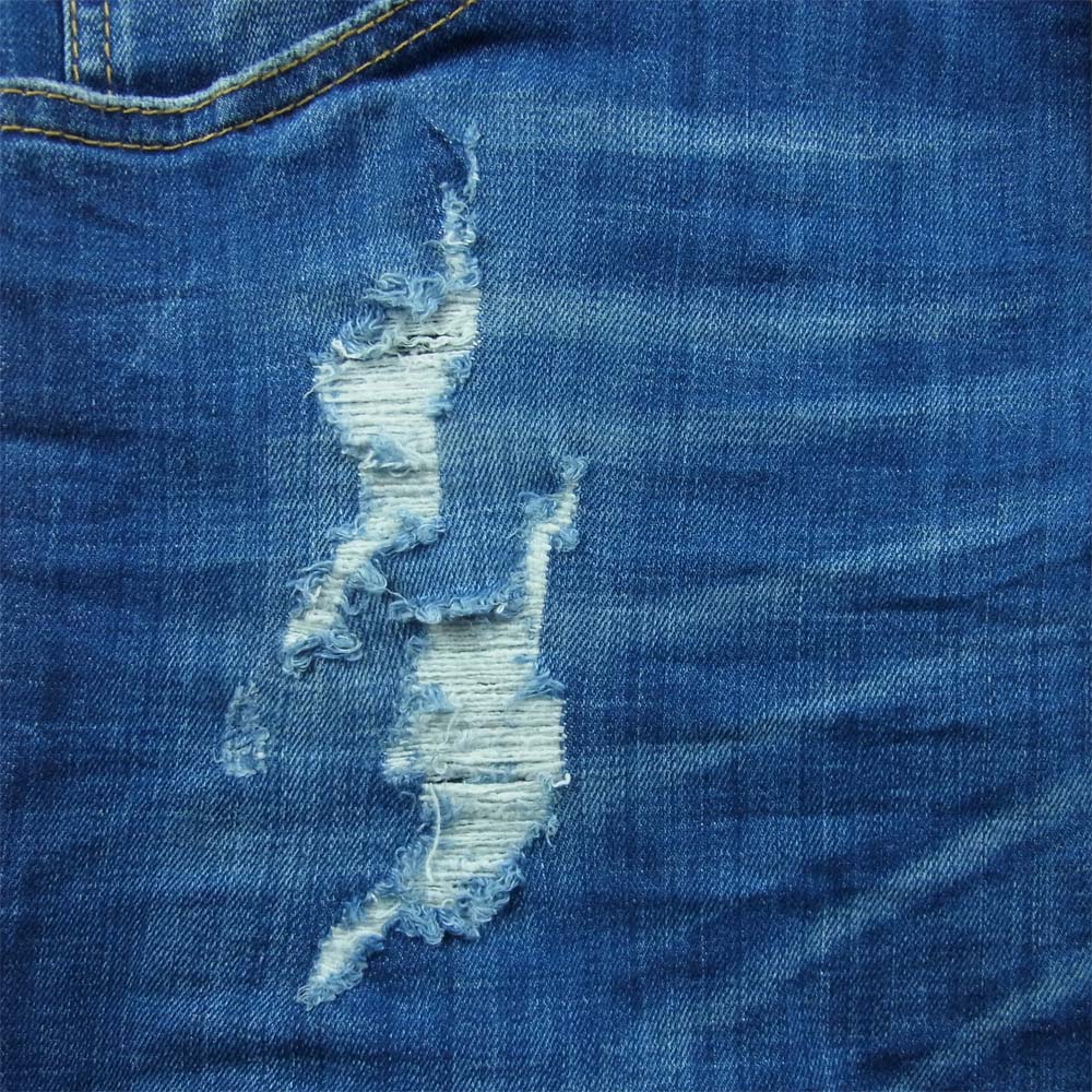 DSQUARED2 ディースクエアード 18SS S71LB0434 SLIM JEANS ストレッチ スキニー ダメージ加工 スリム デニム パンツ インディゴブルー系 50【中古】