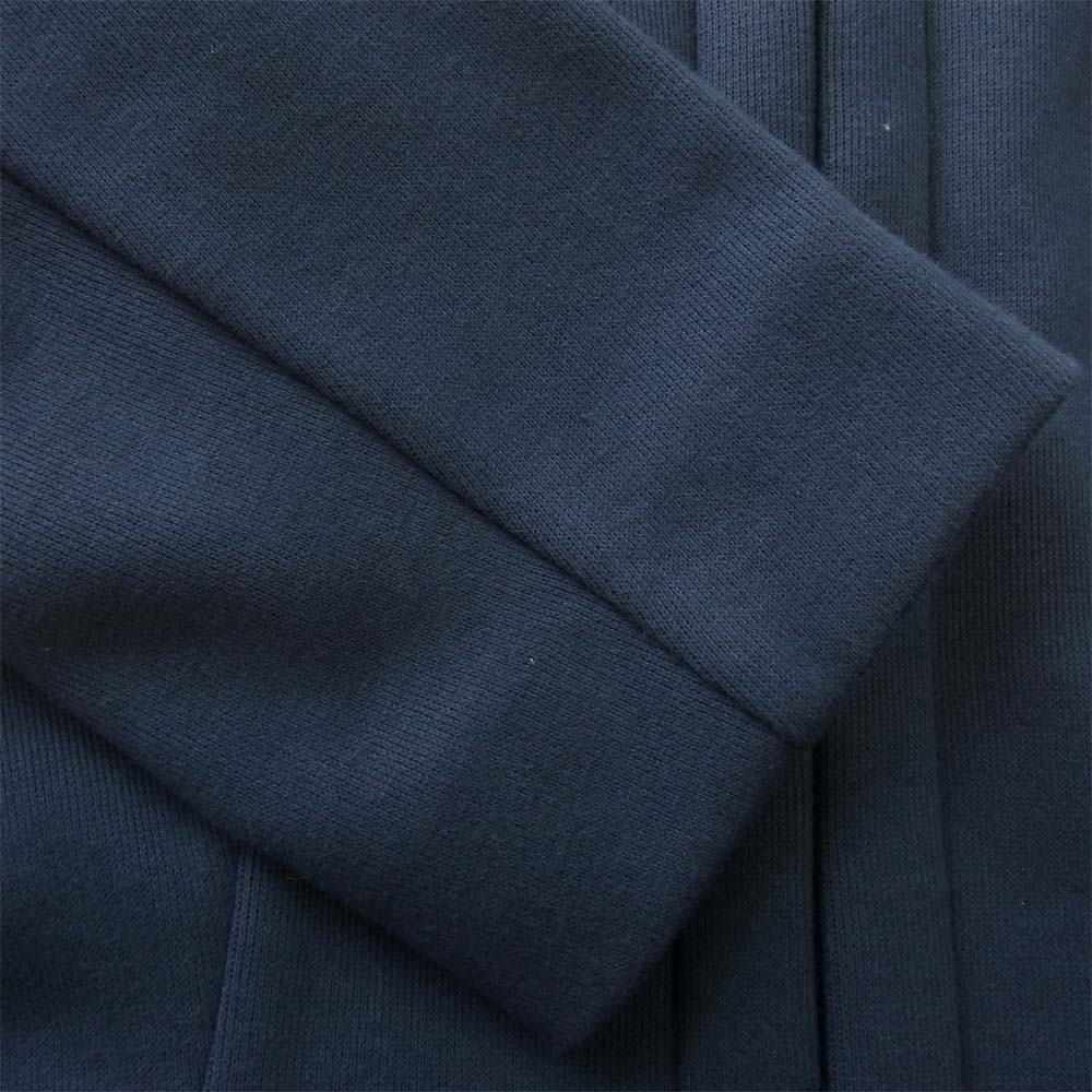 theory セオリー 5304046 luxe ノーカラー ジャケット ネイビー系 40【美品】【中古】
