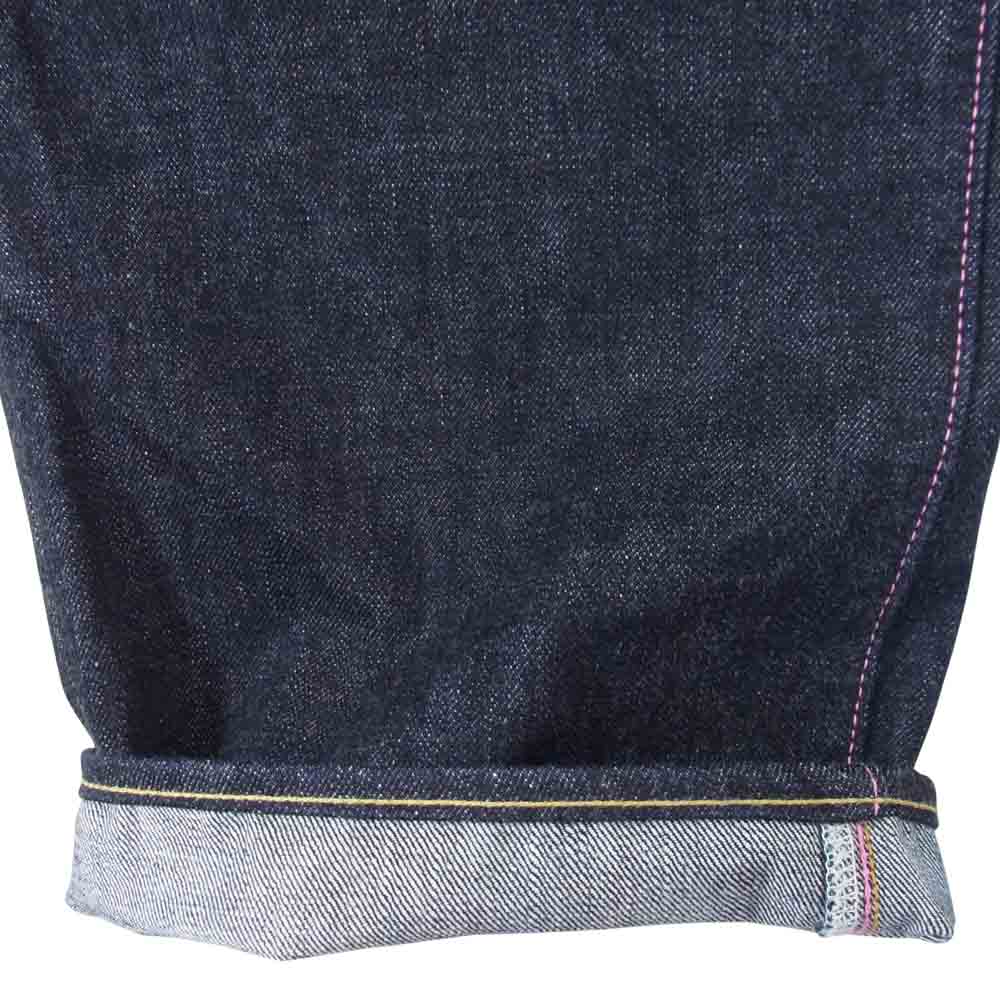 MOMOTARO JEANS 桃太郎ジーンズ 1005SPK 出陣 ミドルストレート ボタンフライ デニム パンツ インディゴブルー系 38【美品】【中古】