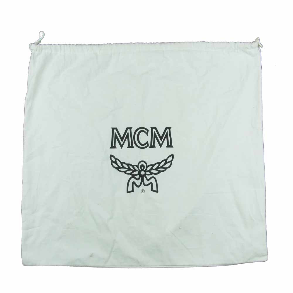 MCM エム・シー・エム LOVELESS ラブレス レオパード トート バッグ 韓国製 ベージュ系【中古】