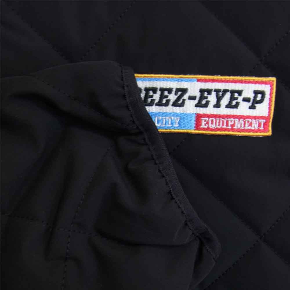 ブラックアイパッチ BEPFW21OT08 BEEZ EYE P ワッペン キルト ジャケット ブラック系 XL【新古品】【未使用】【中古】