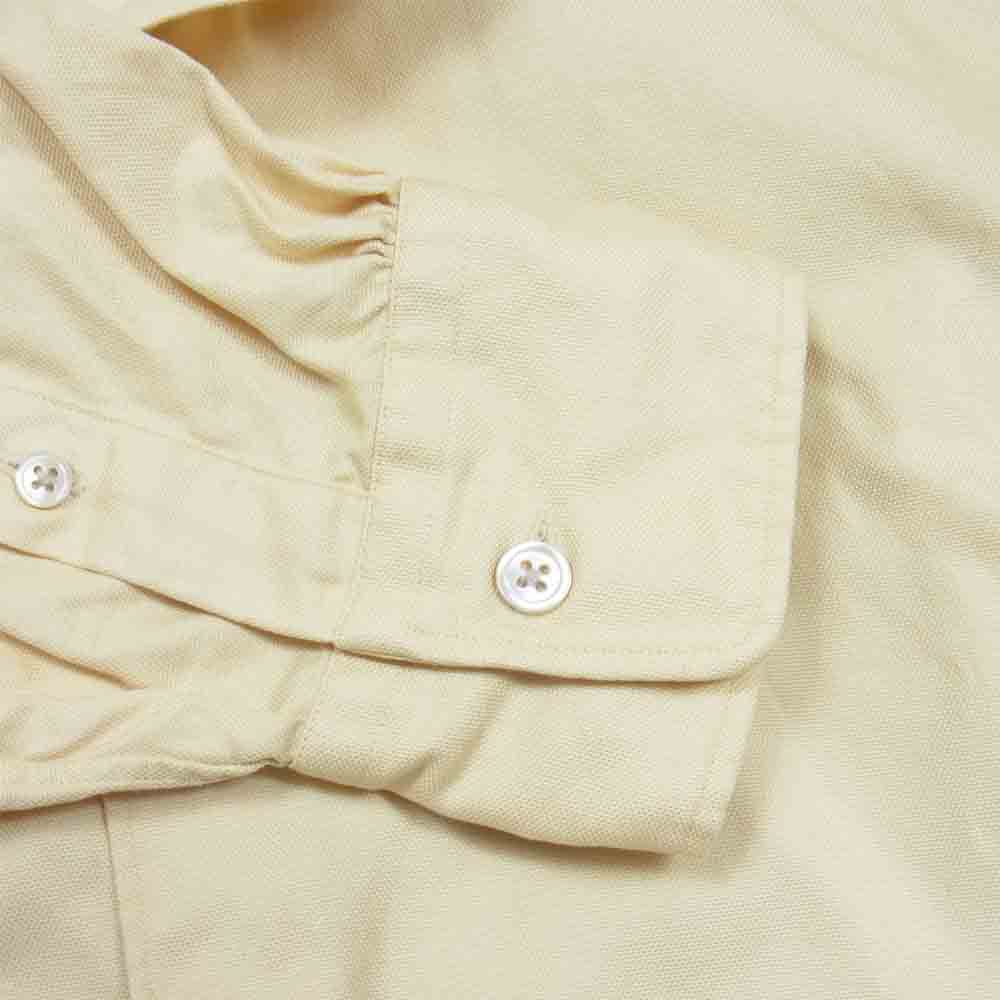 AURALEE オーラリー 21SS A21SS01FO FINX SHUTTLE OX SHIRTS フィンクス シャトル オックスフォード シャツ イエロー系 3【美品】【中古】