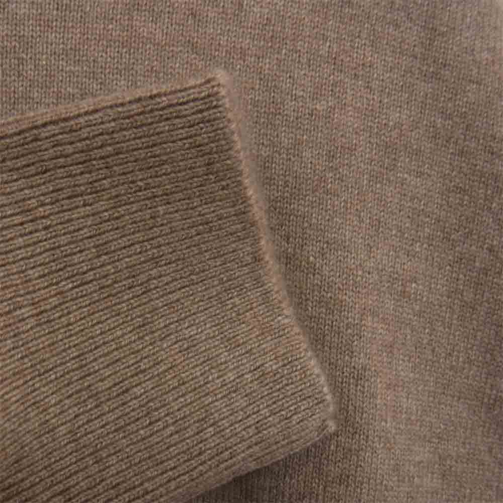AURALEE オーラリー 21AW A21AP03BC BABY CASHMERE KNIT POLO ベビー カシミヤ ニット ポロシャツ ブラウン系 3【新古品】【未使用】【中古】