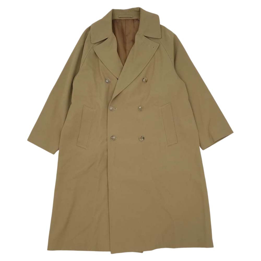 COMOLI コモリ 19SS P01-04005 WOOL GABARDINE DOUBLE BREASTED