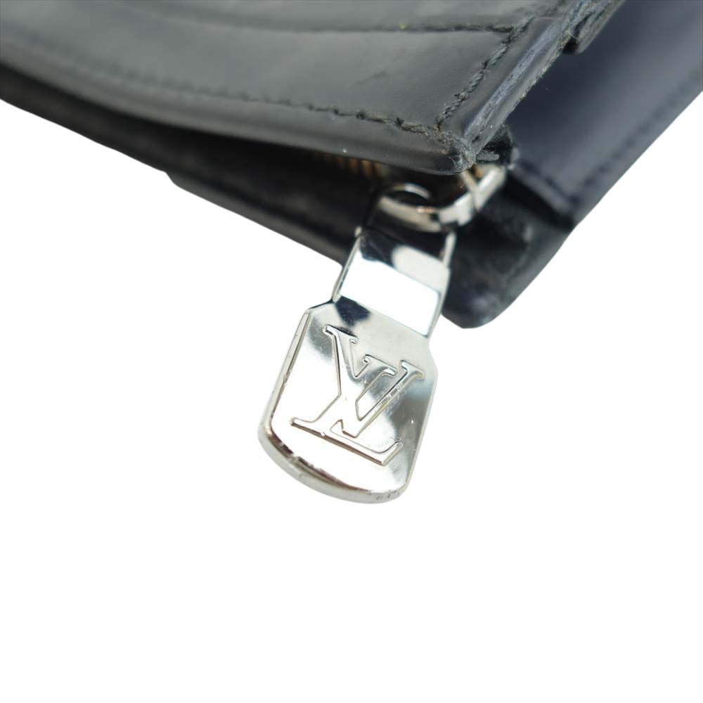 LOUIS VUITTON ルイ・ヴィトン M61692 モノグラム エクリプス ポシェット ヴォワヤージュ MM セカンド クラッチ バッグ ブラック系 グレー系【中古】