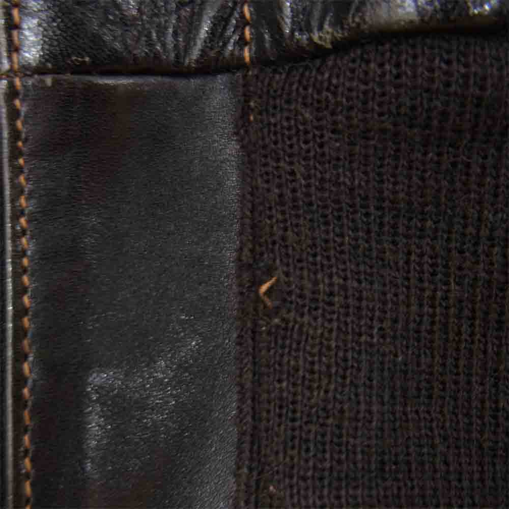 Buzz Rickson's バズリクソンズ BR80224 William Gibson Collection Black A-2 Long ウィリアム ギブソン ホースハイド フライト ジャケット ブラウン系 38【中古】