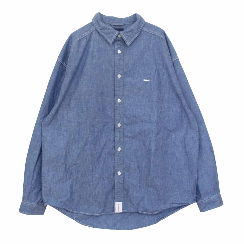 DESCENDANT 25 シャンブレーシャツ DESCENDANT ディセンダント VANNING CHAMBRAY LS SHIRT シャンブレー