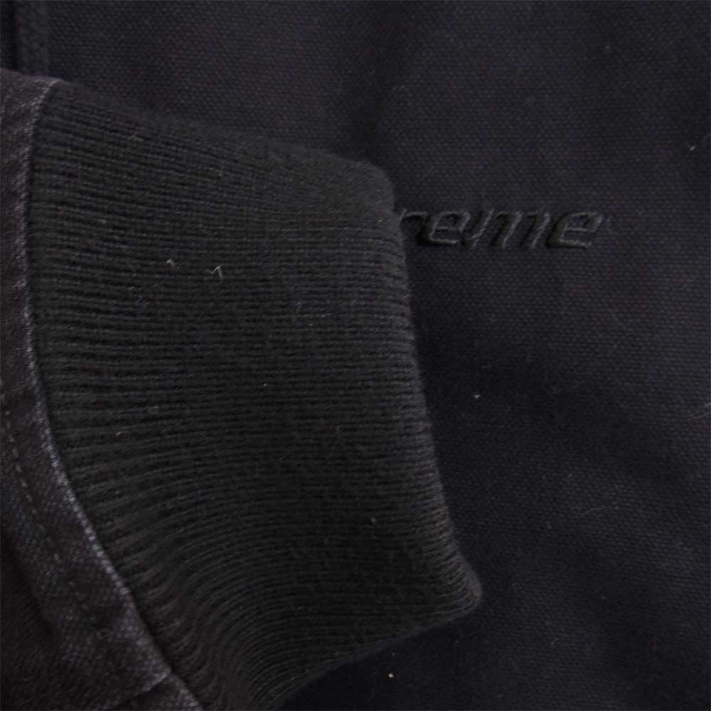 Supreme シュプリーム 20SS canvas hooded work jacket キャンバス フーデッド ワーク ジャケット ブラック系 L【中古】