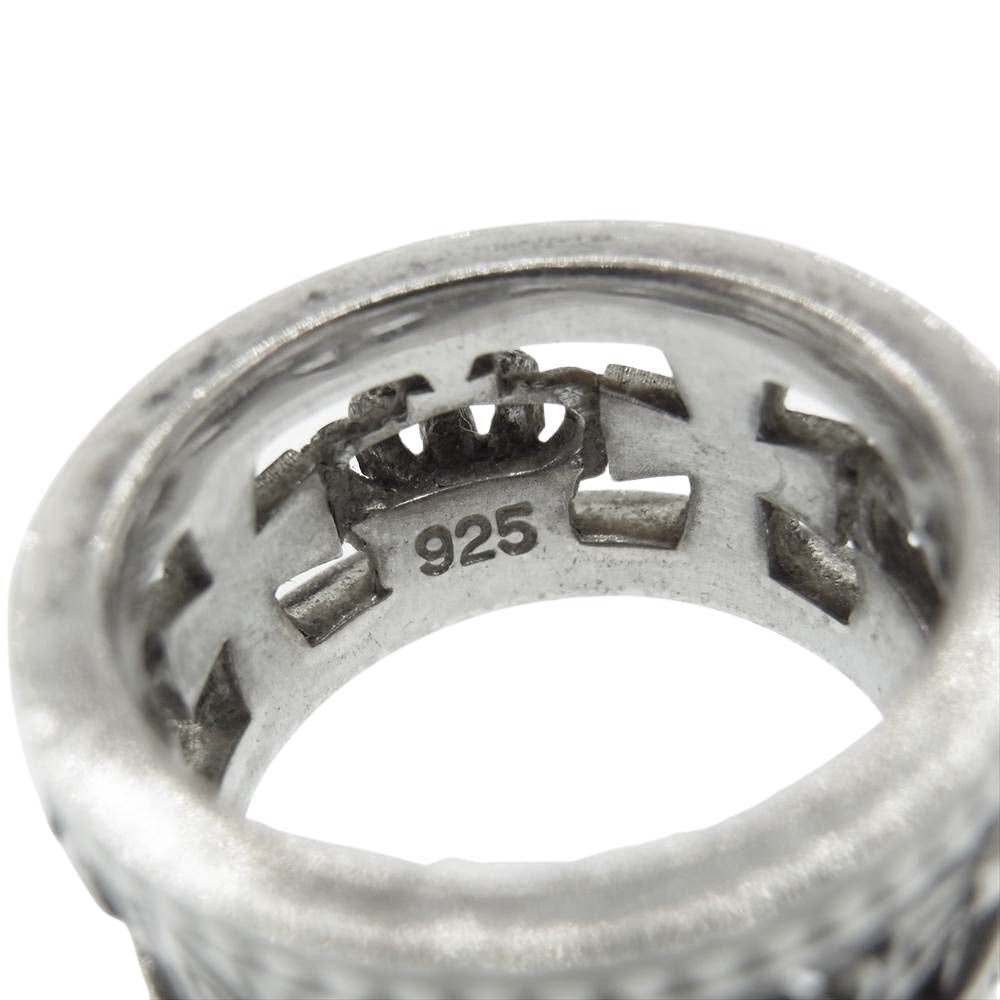 Justin Davis ジャスティンデイビス SRJ175 MEDIEVAL Wedding Band Ring メディバル ウェディング バンド リング シルバー系 12.5号【中古】