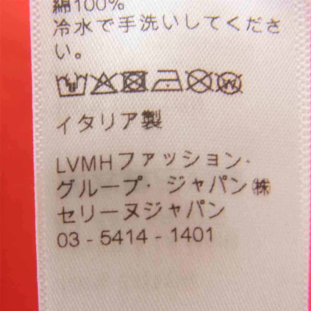 CELINE セリーヌ 国内正規品 21SS クラシック ロゴ 半袖 Tシャツ レッド系 S【中古】