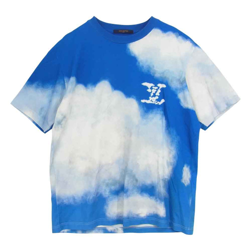 【全国完売】ヴィトン クラウド Tシャツ オーバーサイズ 青 ブルー 水色