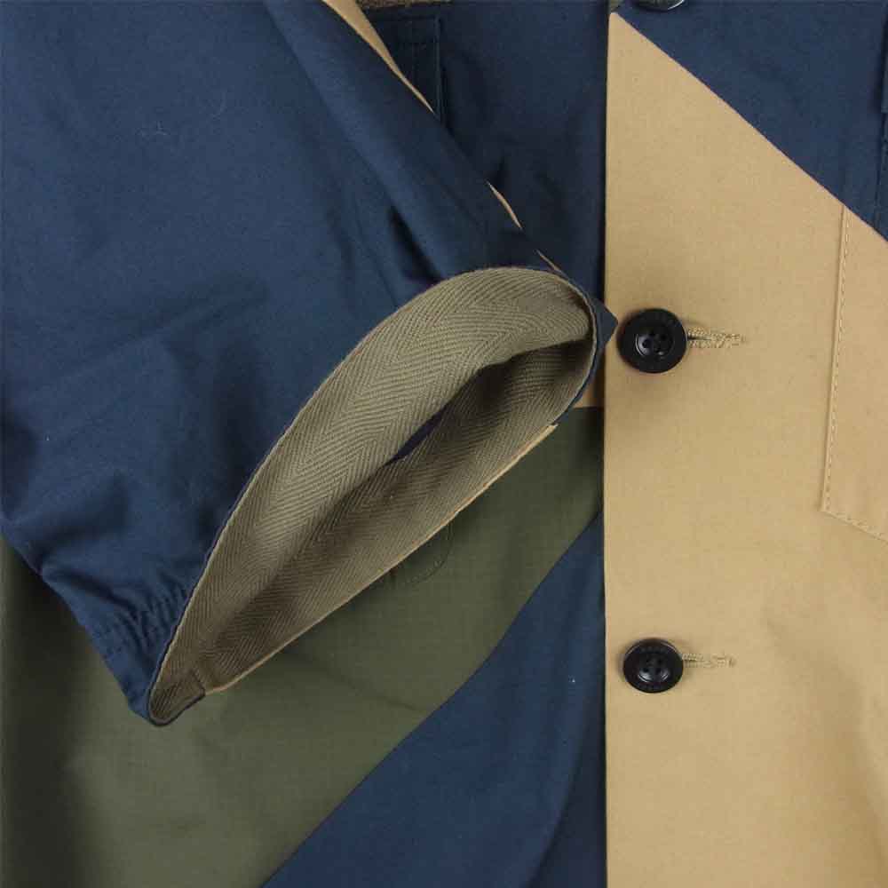 Sacai サカイ 21SS 21-02448M Solid Mix Shirt Hank Willis Thomas ソリッド ミックス シャツ ジャケット マルチカラー系 2【中古】