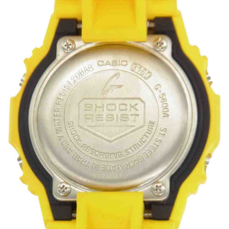 G-SHOCK ジーショック G-5600A-9DR デジタル ソーラー 腕時計 不動品 イエロー系【中古】