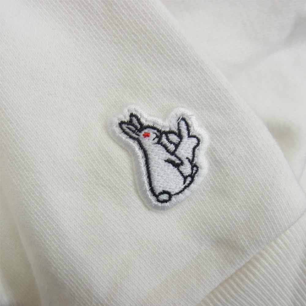 エフアールツー × MIW MIWFR2-SWP-002 ロゴ プリント プルオーバー フーディ ホワイト系 M【中古】