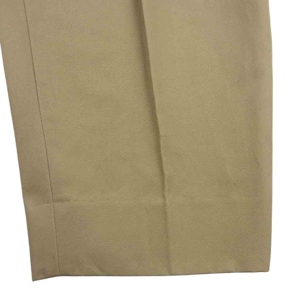 ユニバーサル プロダクツ 213-60502 COTTON 1TUCK TROUSERS コットン 1タック トラウザーズ チノ パンツ ベージュ系 2【中古】