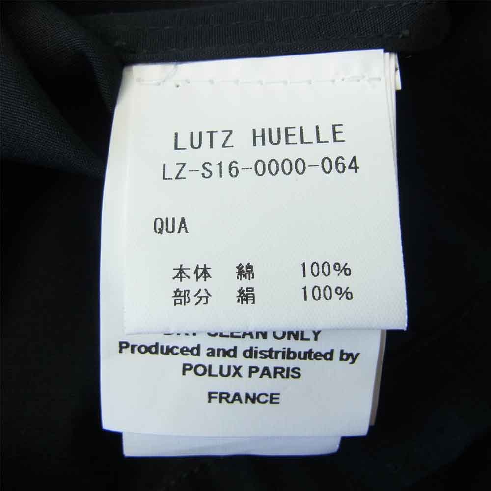 ルッツヒュエル 16SS LZ-16S-0000-064 国内正規品 フランス製 スパンコール レース ノースリーブ ブラウス ブラック系 36【中古】