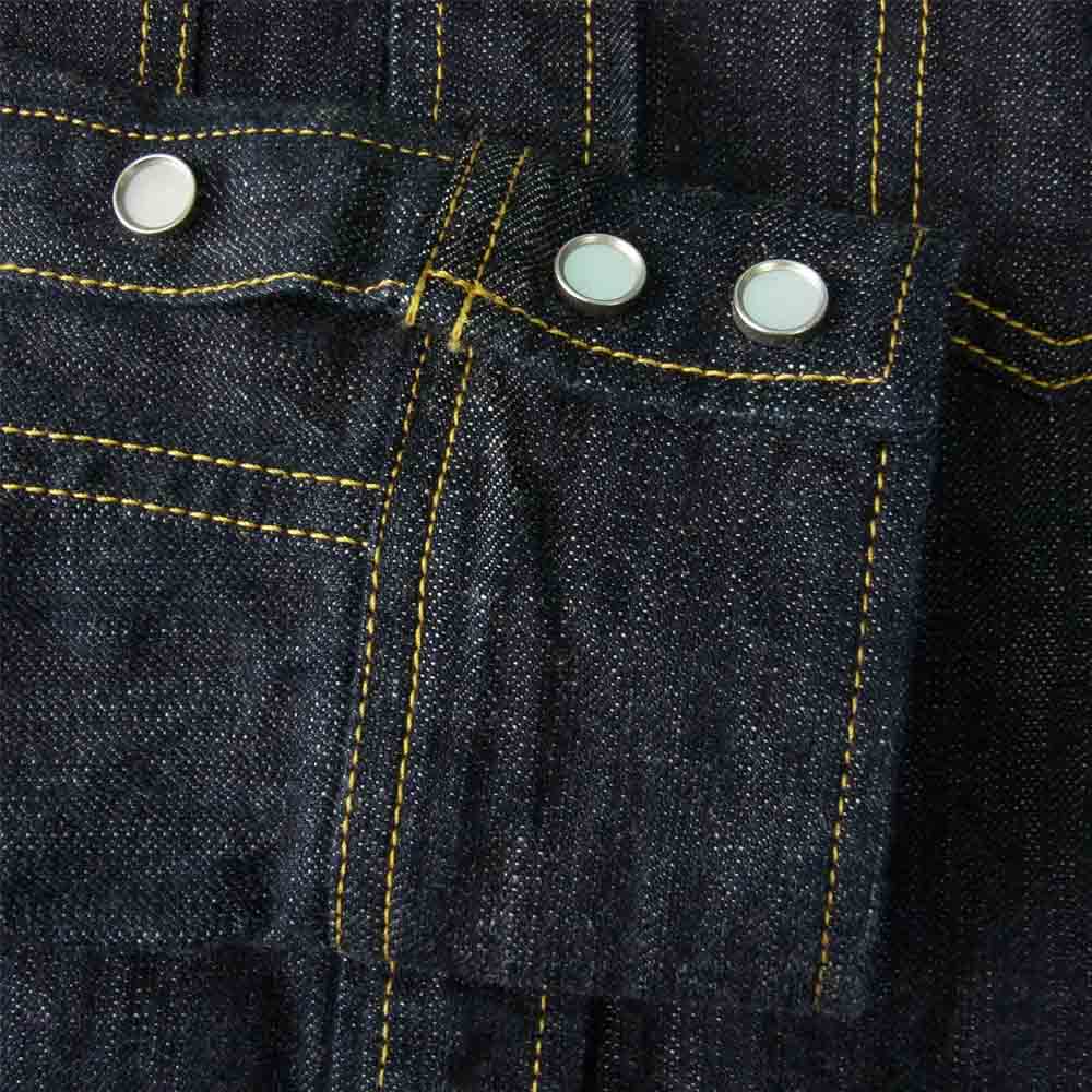 THE FLAT HEAD ザフラットヘッド F-DS003 デニム ウエスタン シャツ インディゴブルー系 M【極上美品】【中古】