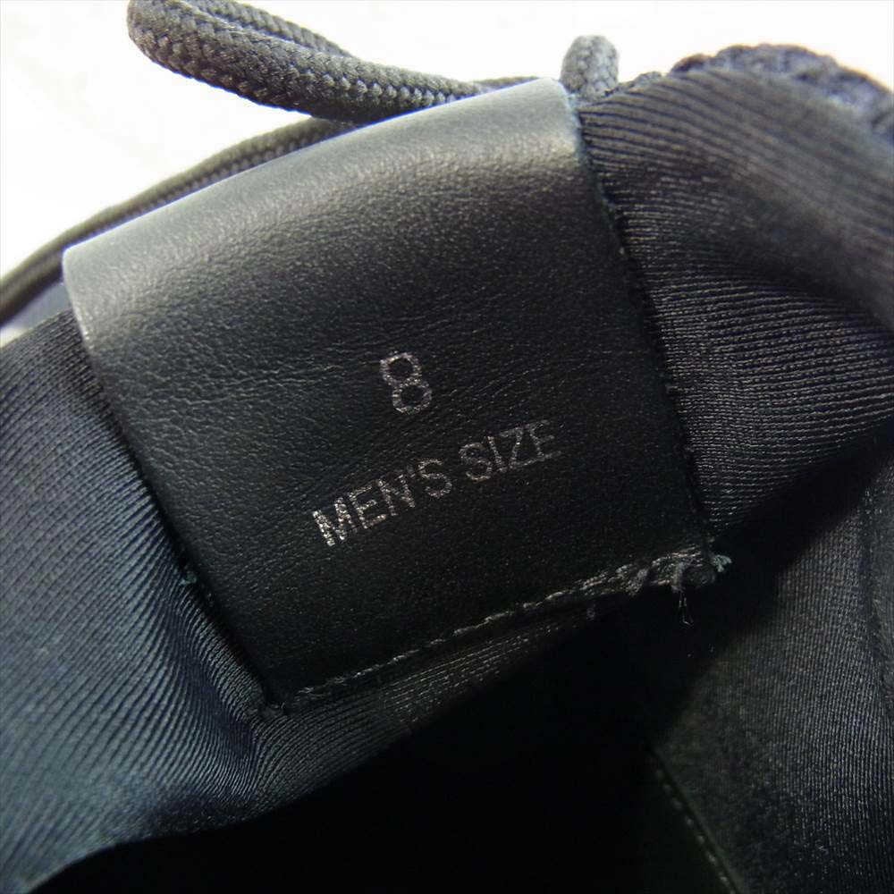 TOD’S トッズ NO CODE 01 レザー ナイロン スニーカー ブラック系 8【中古】