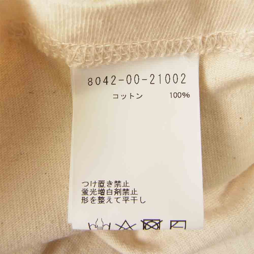 Nigel Cabourn ナイジェルケーボン BASIC HENLEY ヘンリーネック Tシャツ グリーン オフホワイト系 54【中古】