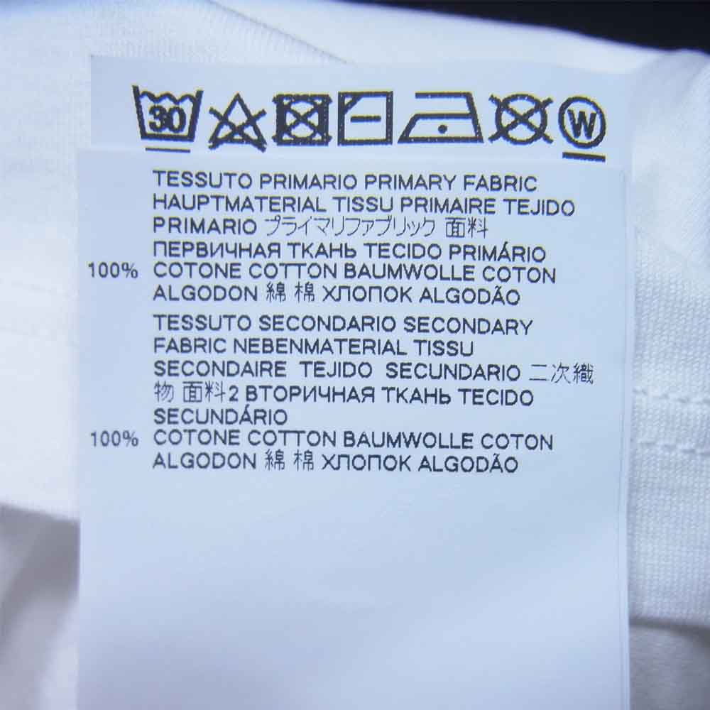 MAISON MARGIELA メゾンマルジェラ 21AW S50GC0663 S22816 10ライン オーバーサイズ チャリティー グラフィック Tシャツ ホワイト系 M【美品】【中古】