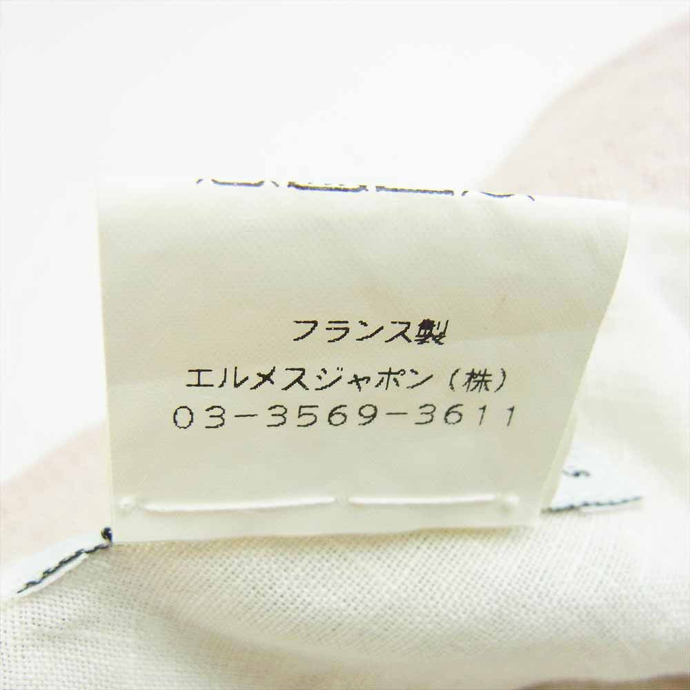 HERMES エルメス MOTSCH pour HERMES モッチプールエルメス 国内正規品 切替 コットン バケットハット エンジ系 58【中古】