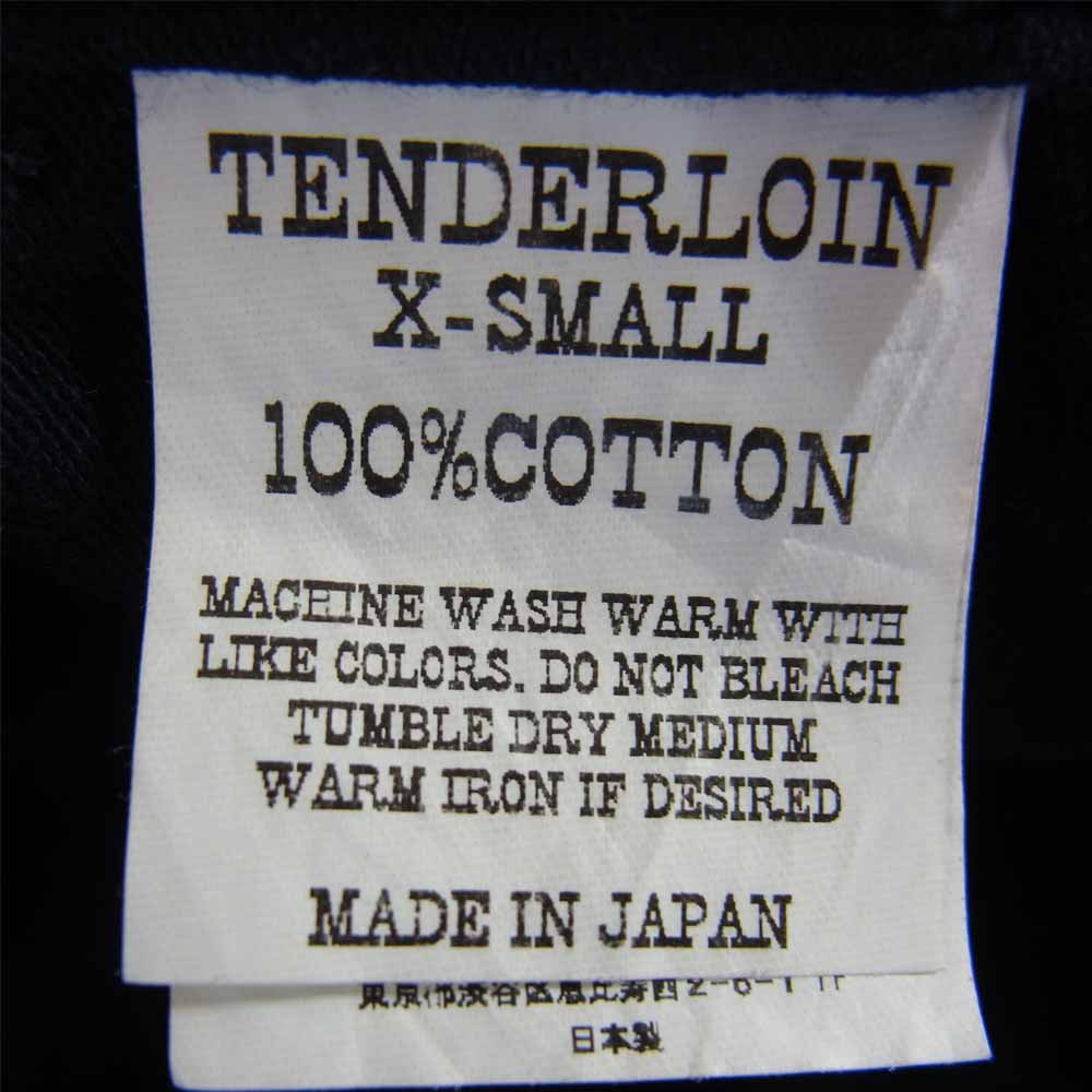 TENDERLOIN テンダーロイン T-ARMY PNT アーミー ミリタリー ベイカー ファティーグ パンツ ネイビー ネイビー系 XS【中古】