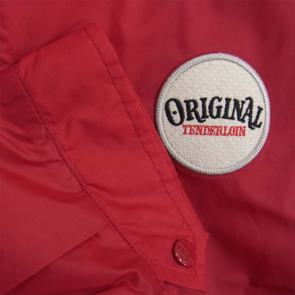 TENDERLOIN テンダーロイン T-COACH JKT ワッペン ナイロン コーチ ジャケット レッド系 S【中古】