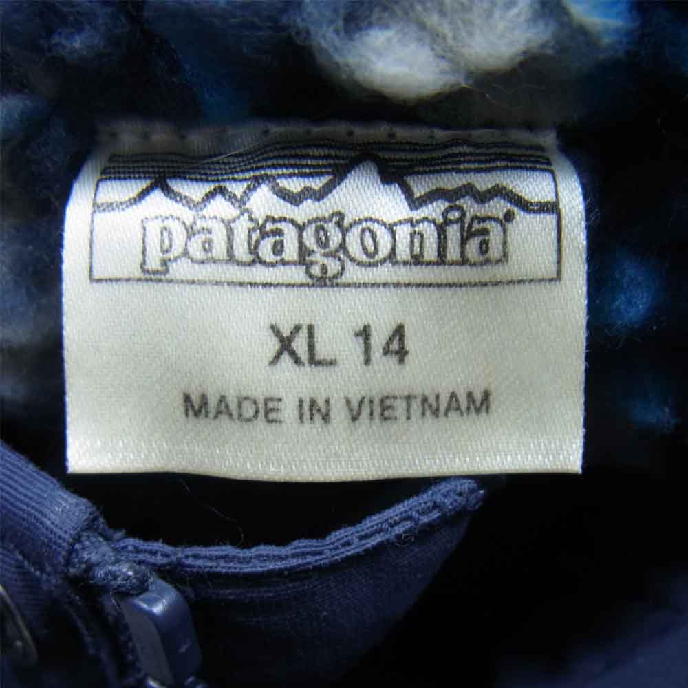 patagonia パタゴニア 19AW 68460 Boys' Infurno Jacket ボーイズ インファーノ 裏ボア ジャケット ネイビー系 XL【中古】