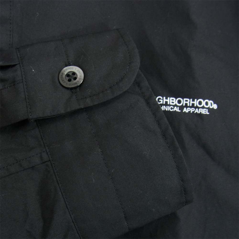 NEIGHBORHOOD ネイバーフッド 221SPNH-SHM01 TRAD C-SHIRT . LS トラディショナル シャツ ブラック系 XL【極上美品】【中古】