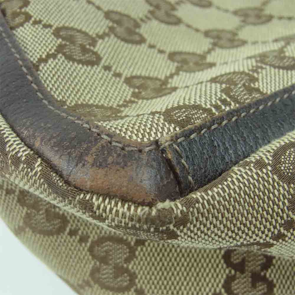 GUCCI グッチ 130939 GGキャンバス ワンショルダー ミニ バッグ イタリア製 ベージュ系 ブラウン系【中古】