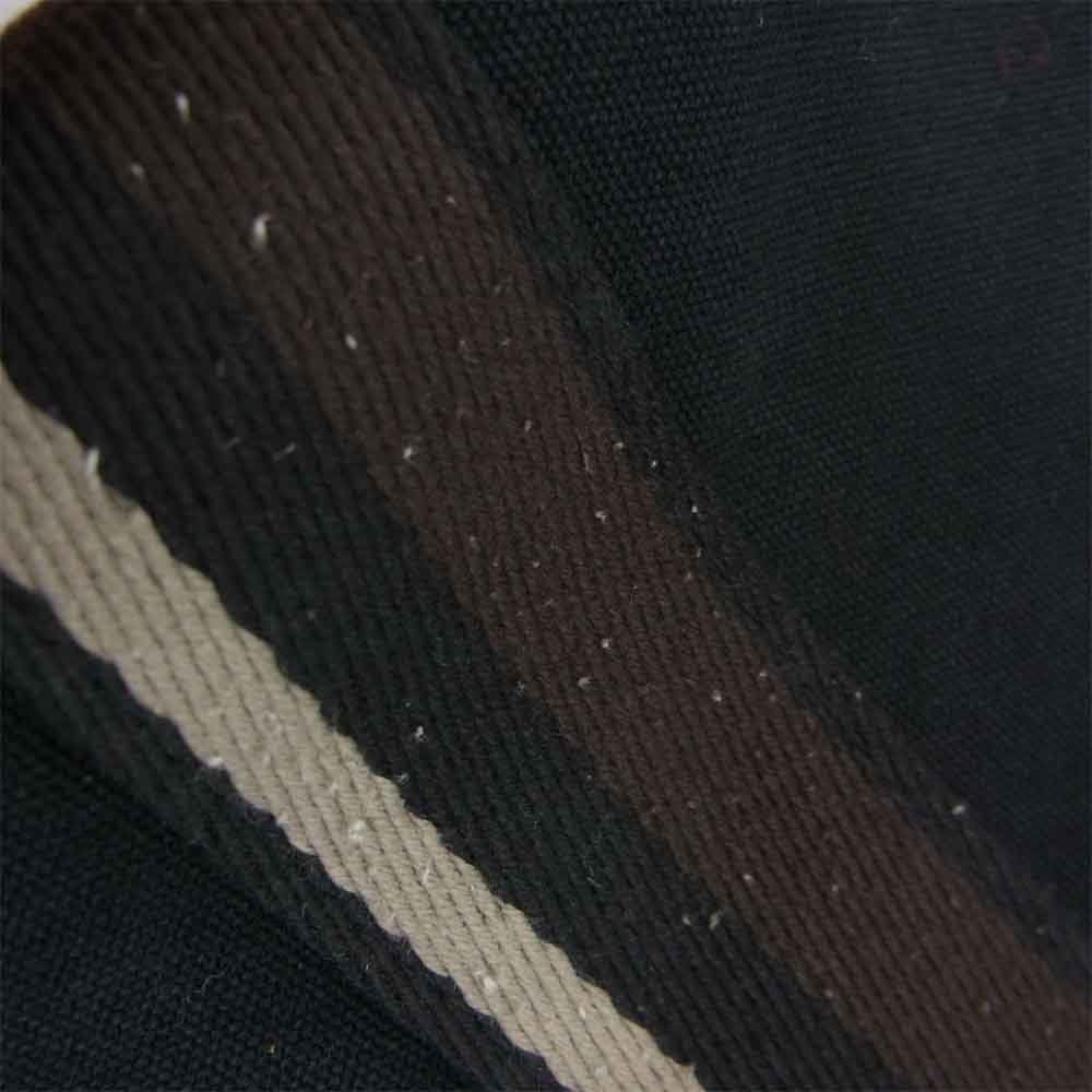 HERMES エルメス トロカホリゾンタルMM キャンバス トート ブラック系【中古】