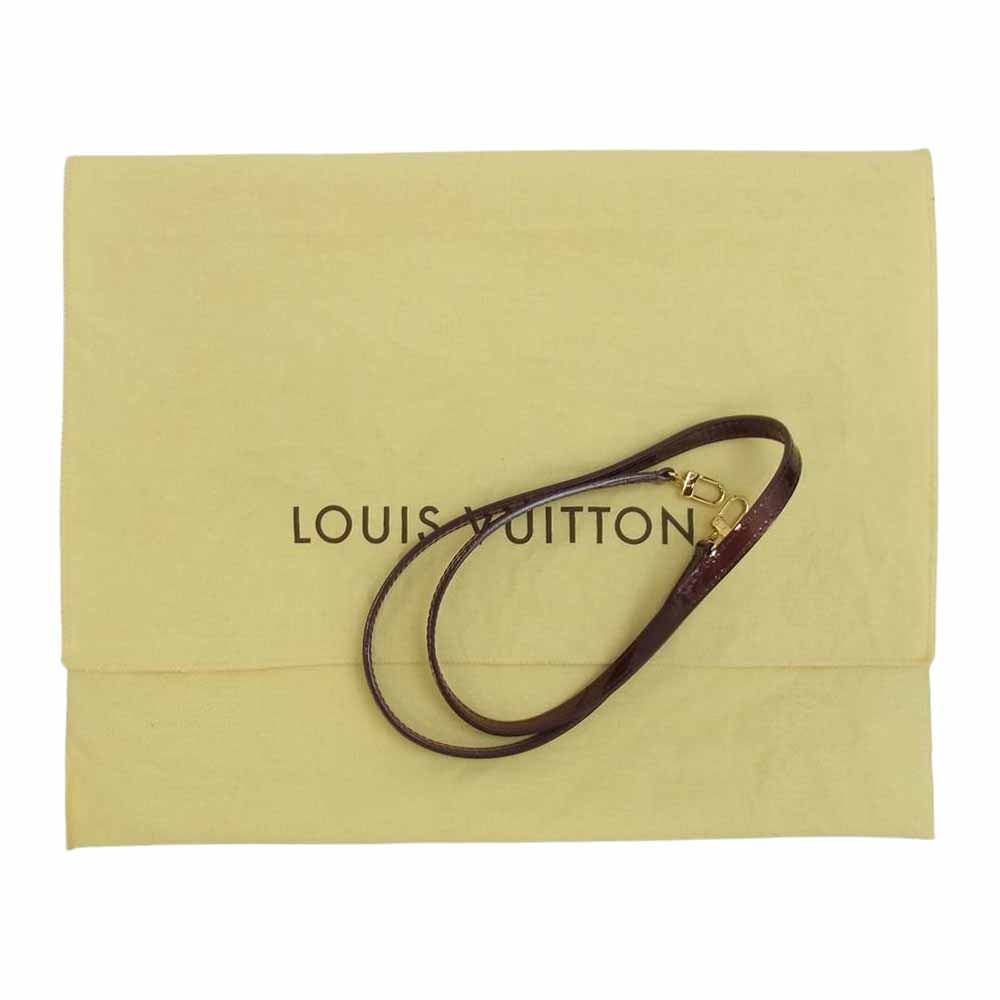 LOUIS VUITTON ルイ・ヴィトン M91397 モノグラム ヴェルニ ミラダ 2Way ショルダーバッグ アマラント【中古】