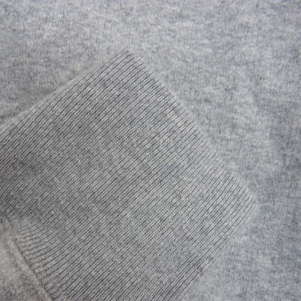 The REAL McCOY'S ザリアルマッコイズ JOE McCOY ジョーマッコイ ハーフジップ スウェット シャツ グレー系 S【中古】