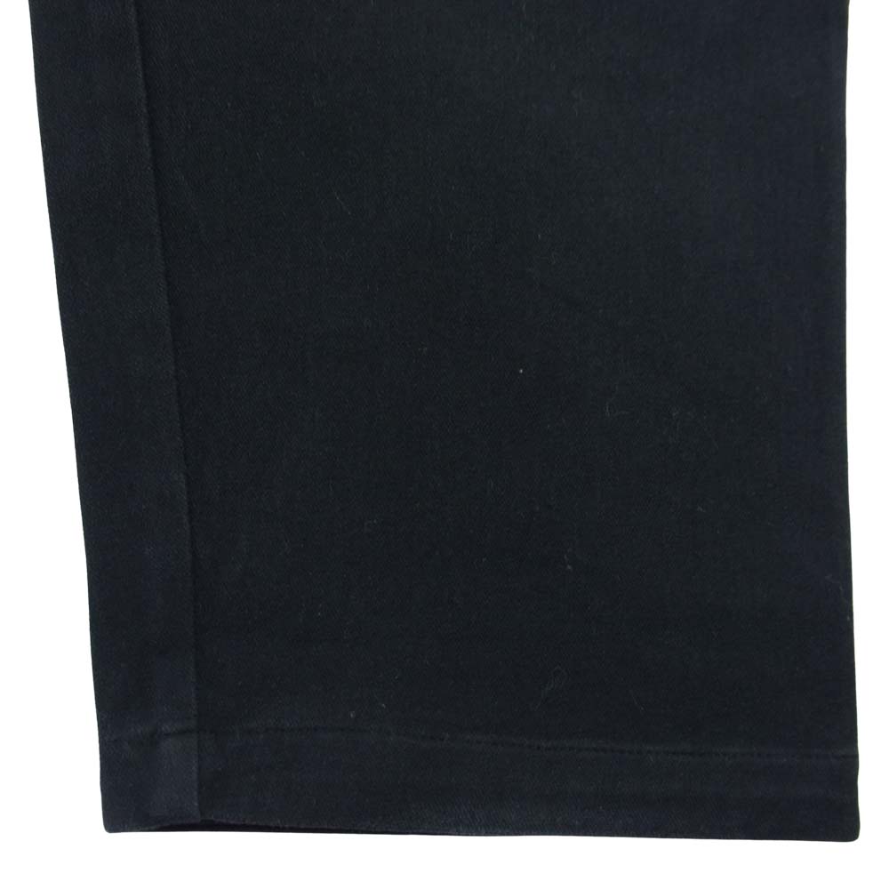 YAECA ヤエカ 14AW 14662 WIDE TAPERED PANTS ワイド テーパード パンツ ブラック系 M【中古】