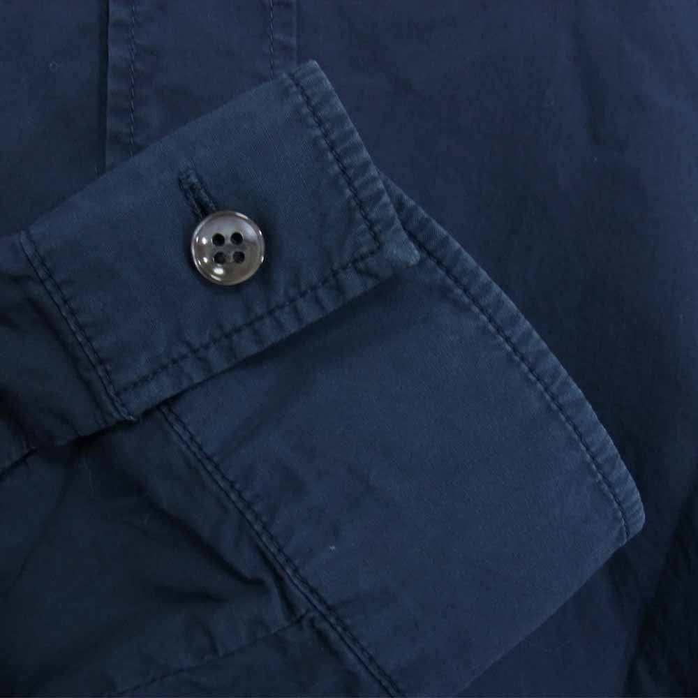 MAISON MARGIELA メゾンマルジェラ 16AW S50DL0292 S38778 10ライン レギュラーカラー 長袖 シャツ ネイビー系 40【中古】