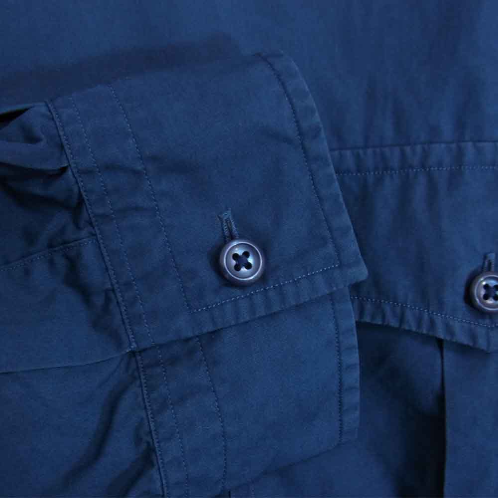 PORTER CLASSIC ポータークラシック ROLL UP SHIRT ロールアップ 長袖 シャツ ブルー系 XL【中古】