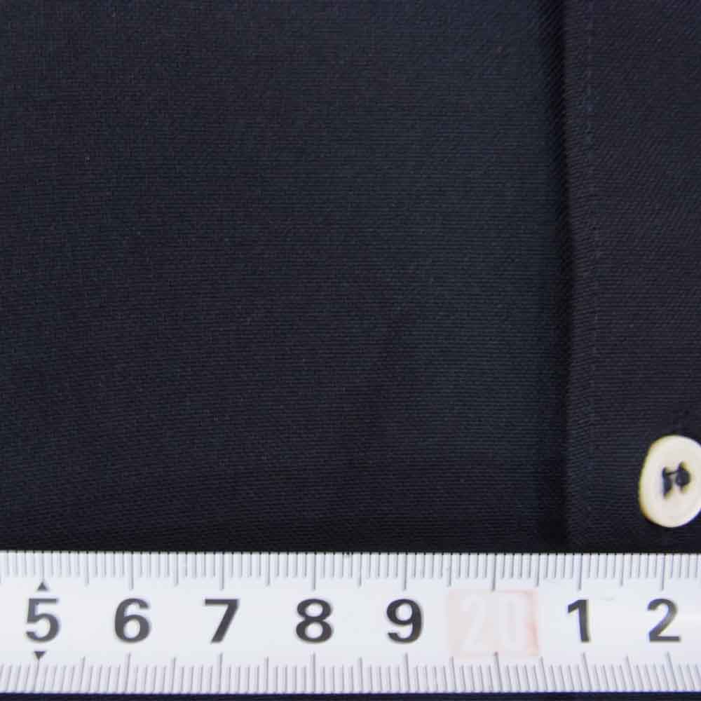 COMME des GARCONS コムデギャルソン HOMME PLUS 19SS PC-B028 オムプリュス ポリ製品加工 オックスフォード シャツ ネイビー系 S【中古】