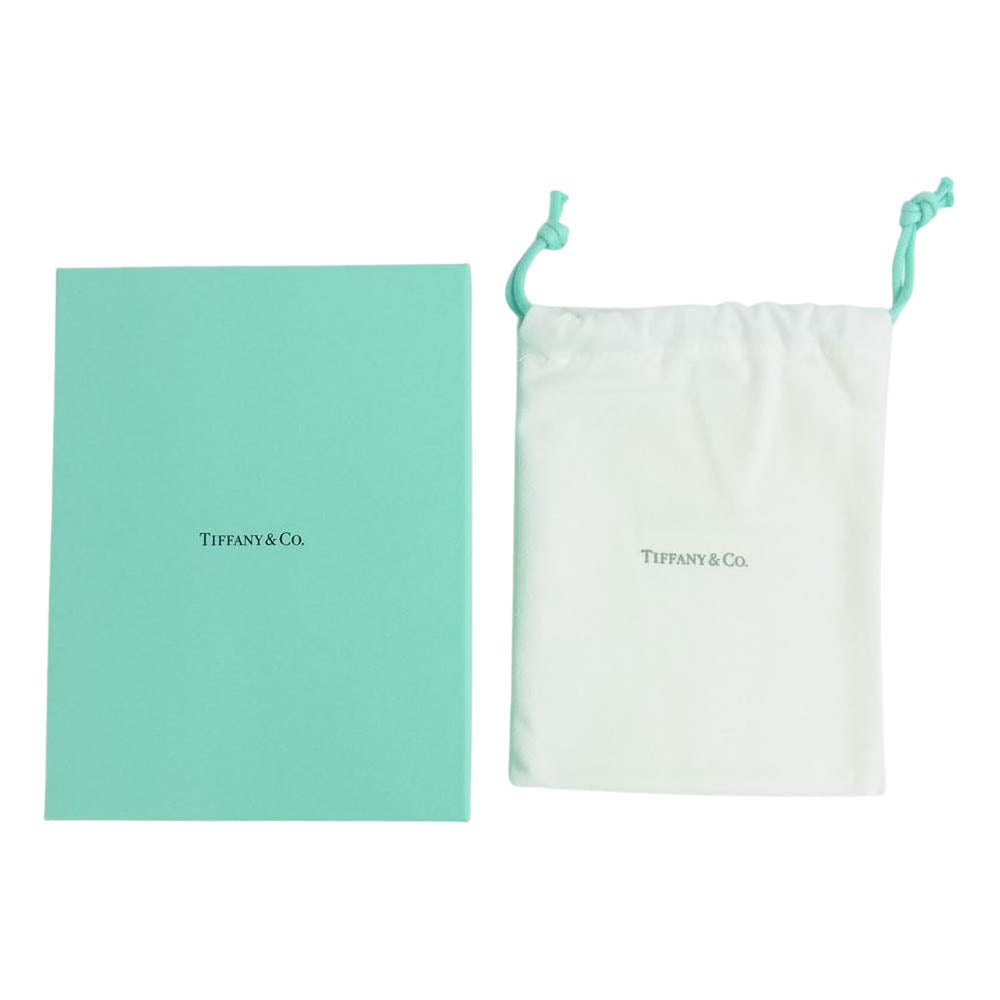 TIFFANY&Co. ティファニー レザー パスポートケース ブラック ブラック系【美品】【中古】
