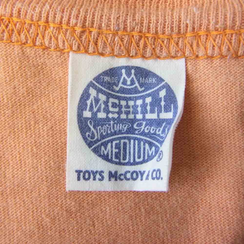 TOY'S McCOY トイズマッコイ McHILL マックヒル BECK ベック プリント Tシャツ 半袖 オレンジ系 M【中古】