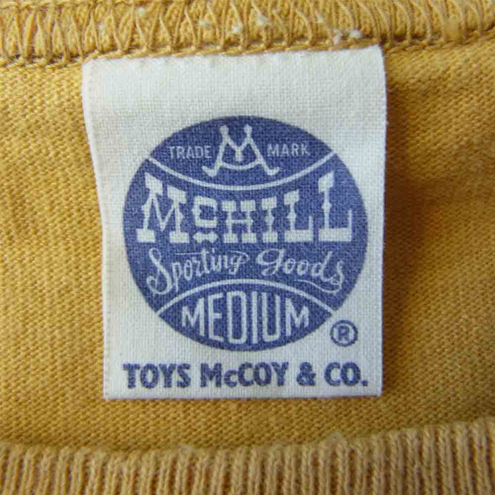 TOY'S McCOY トイズマッコイ USAF USエアフォース プリント Tシャツ 半袖 イエロー系 M【中古】