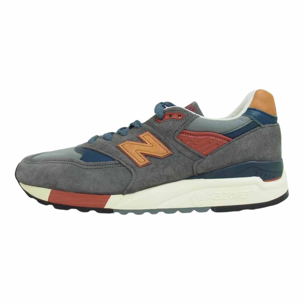 NEW BALANCE ニューバランス M998DBR USA製 スエード スニーカー 27.5 