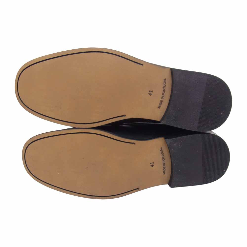 BEAMS ビームス ポルトガル製 ビット ローファー ブラック系 41【美品】【中古】