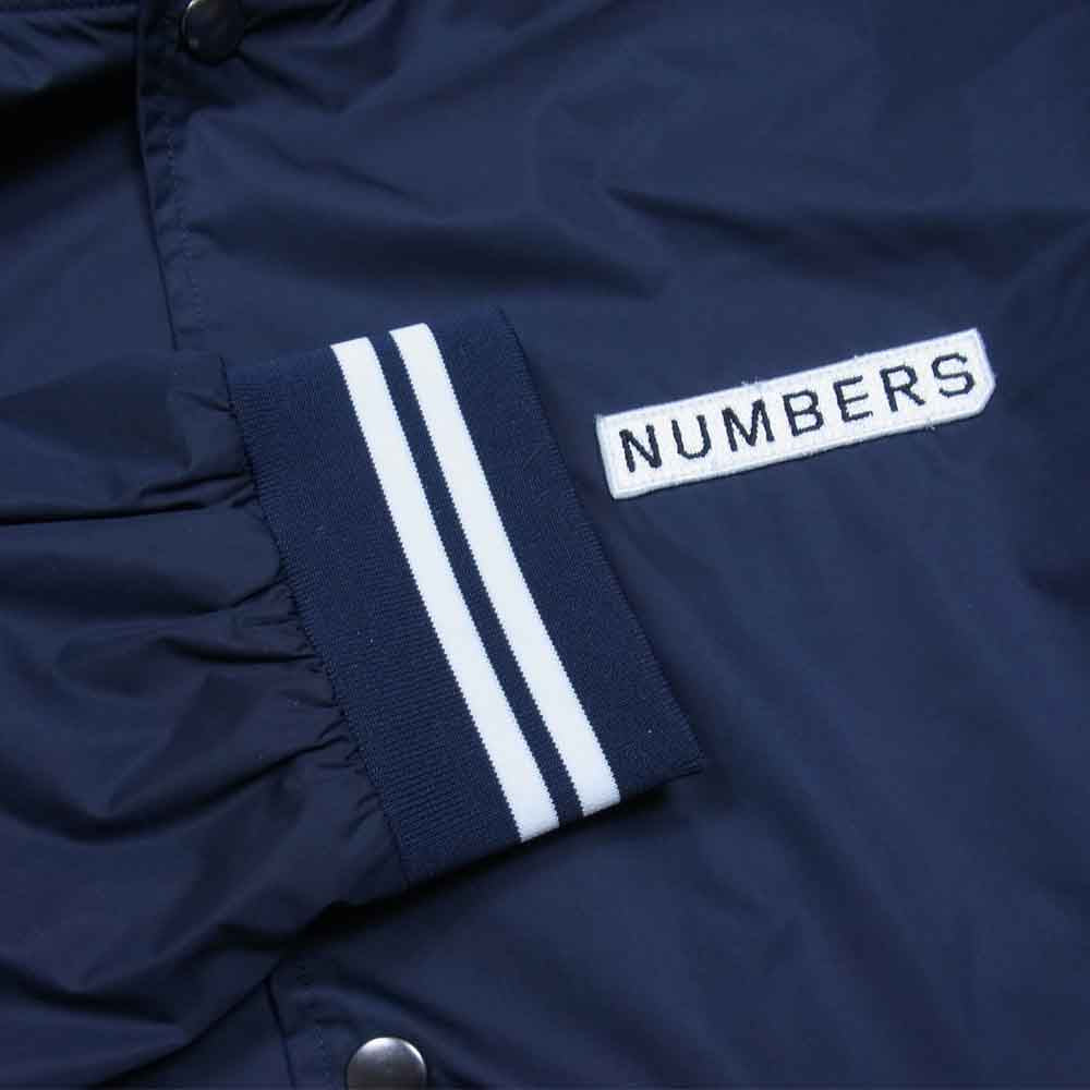 Ron Herman ロンハーマン × Numbers Edition RHC刺繍 ナンバーズ エディション ブルゾン スタジャン ネイビー系 L【中古】