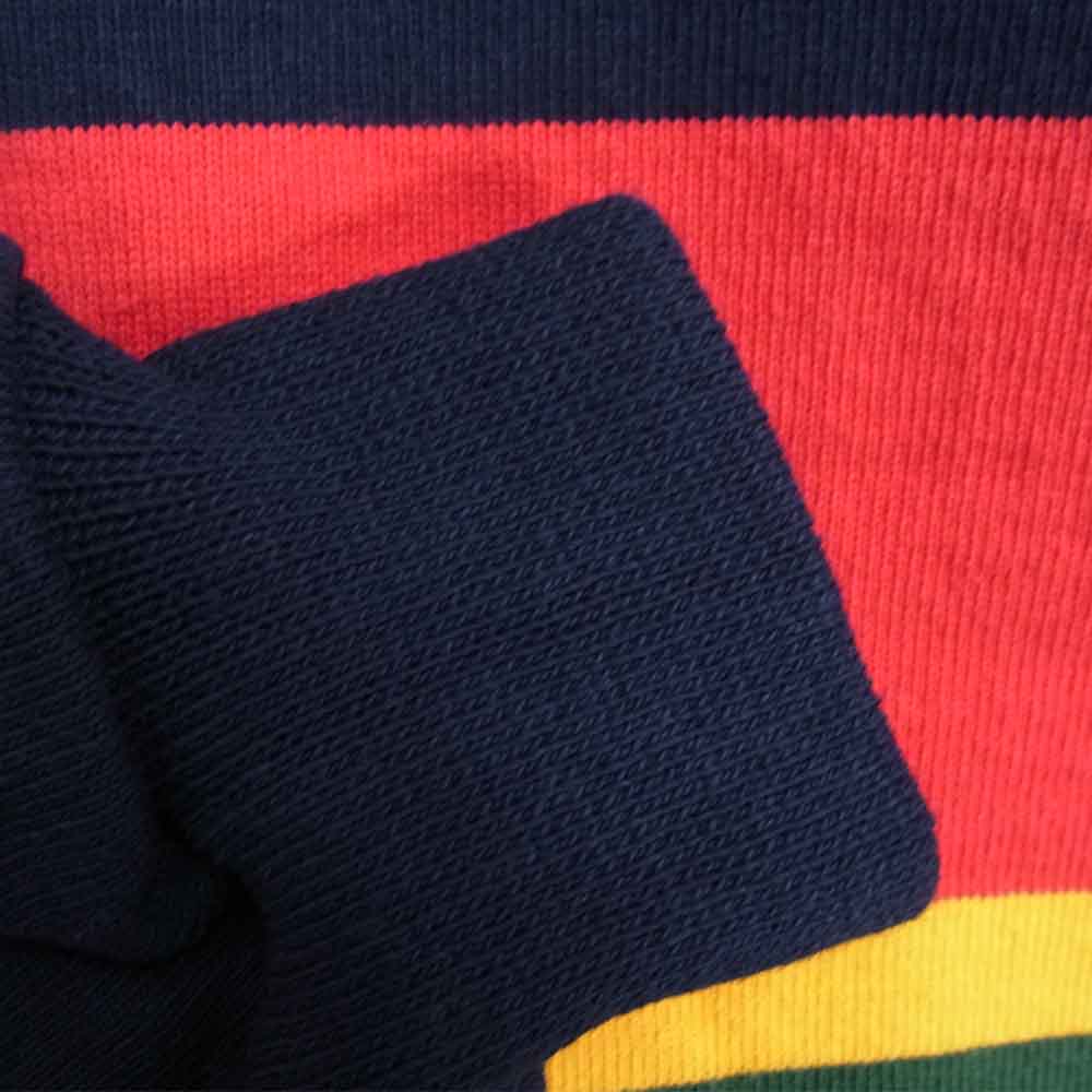 Barbarian バーバリアン Rugby Hoodie フーディ ラガーシャツ マルチカラー系 L【極上美品】【中古】